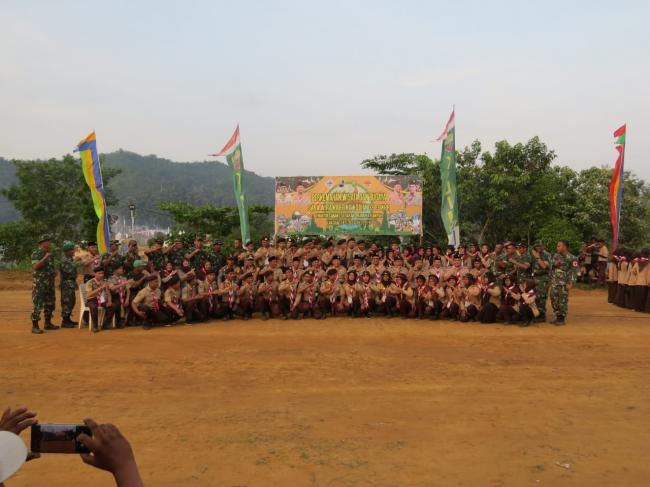 SUKSESKAN TMMD KE 105, PERKEMAHAN WISATA DAN BUDAYA SAKA WIRA KARTIKA KODIM 0313/KPR RESMI DIBUKA