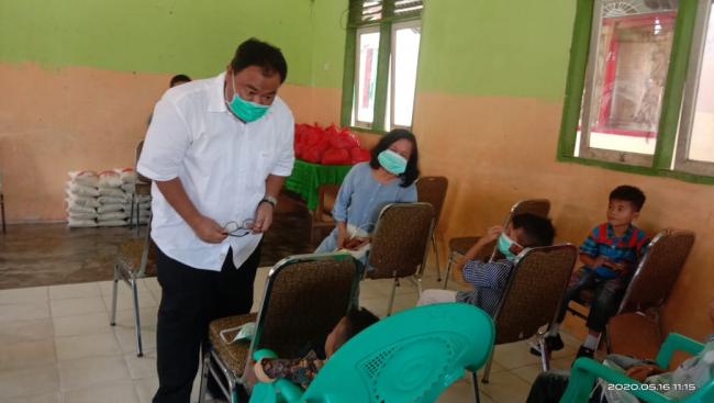 Berbagi Ditengah Pandemi, Kajari Kampar Kembali Satuni Pati Asuhan 