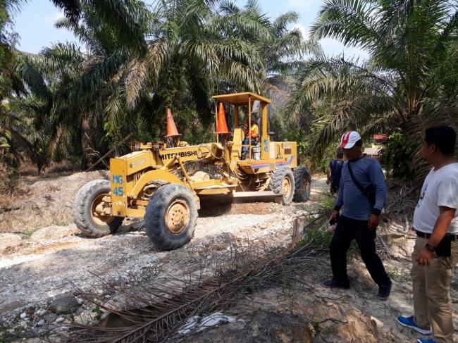 Desa Kebun Lado Miliki Jalan Utama