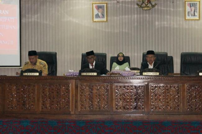 DPRD Kampar Gelar Rapat Paripurna Penyampaian Laporan Pansus LKPJ Bupati Tahun 2018