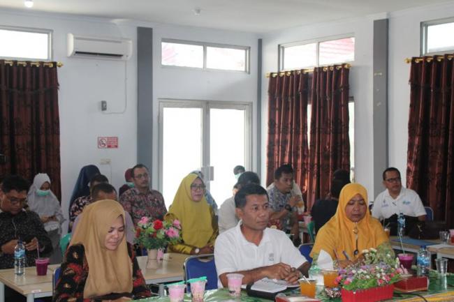 Laporkan Covid-19 di Diskes Kampar dan RSUD Teleconference dengan Diskes Provinsi Riau.
