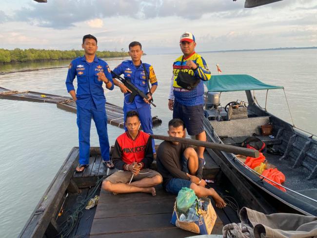 Baharkam Polri Sita Puluhan Kayu Ilegal di Meranti
