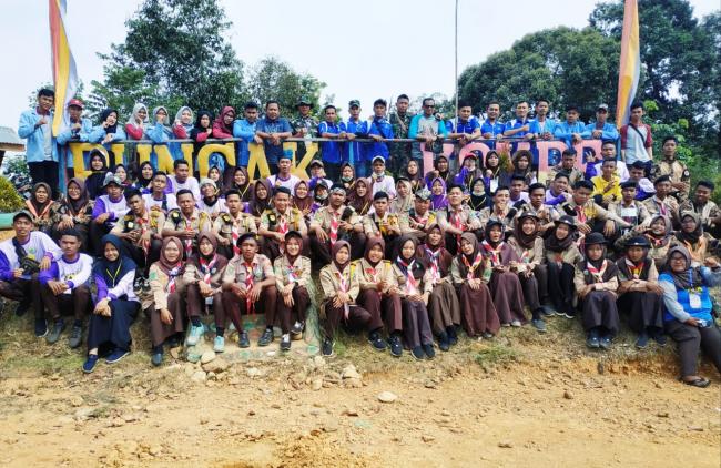 PUNCAK KOMPE JADI AJANG PENGENALAN DESTINASI WISATA PESERTA PRAMUKA PADA PROGRAM TMMD KE 105
