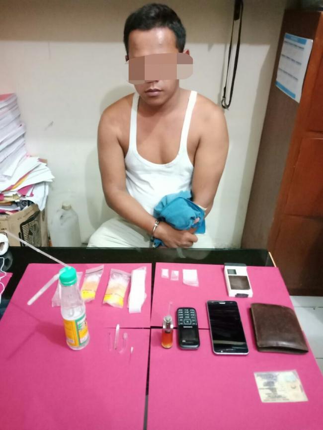 Coba Kabur, Pengedar Narkoba di Kampar ini Gigit Tangan Petugas