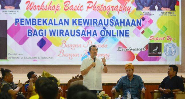 Pesan Syamsuar Saat Membuka Workshop Fotografi