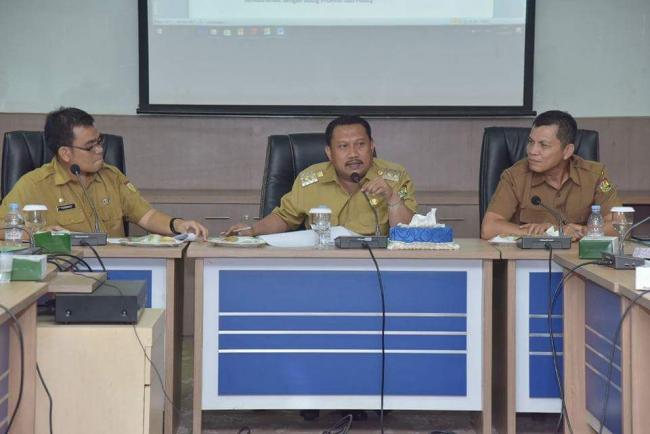 Wabup Pimpin Rapat Persiapan Kunjungan Kerja Menteri Desa PDT dan Transmigrasi RI Ke Kampar.
