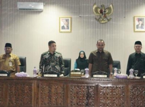 DPRD Kampar Gelar Rapat Paripurna Penyampaian KUA PPAS APBD P Tahun Anggaran 2019