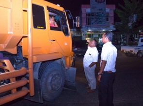 Sekda Kampar Geram Saat Melihat Truk Tronton Memasuki Kota
