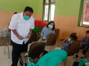 Berbagi Ditengah Pandemi, Kajari Kampar Kembali Satuni Pati Asuhan 