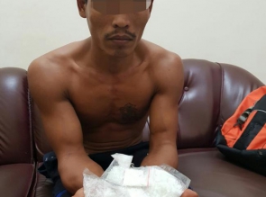 Polsek Tapung Hilir Tangkap Gembong Narkoba Bersama 166 Gram Shabu