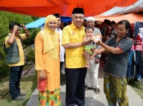 Pembangunan di Masa Andi Rachman Tidak Mengecewakan, 1.500 KK Warga Pelalawan Pilih Nomor 4