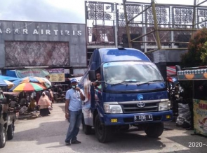 Gunakan mobil pengeras Suara Diskominfo Sosialisasi Bahaya Corona ke Desa-desa