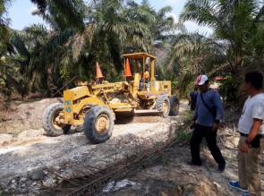 Desa Kebun Lado Miliki Jalan Utama