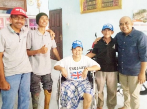 Forkom TeHa Bekerjasama dengan Kick Andy Foundation, Buatkan Kaki Palsu Warga 