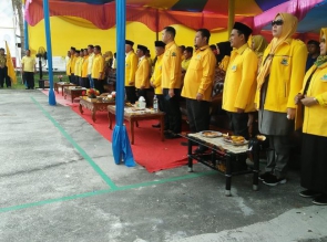 Ketua DPD Golkar Kampar dan Ketua AMPG Kampar Beserta Pengurus Resmi Dilantik