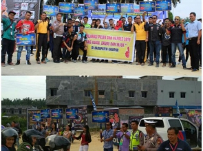 Anniversary Paguyuban Motor Tapung, Gelar Kampanye Pemilu Damai dan Keselamatan Lalulintas