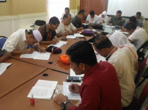 Peserta Seleksi Calon Anggota Bawaslu Riau ikuti Pemeriksaan Kesehatan.