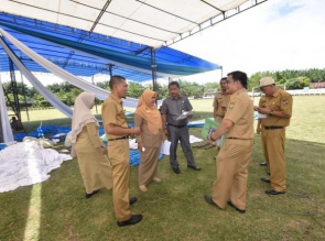 Pastikan Kesiapan Lokasi Kunjungan Kerja Menteri Desa RI Ke Kampar.