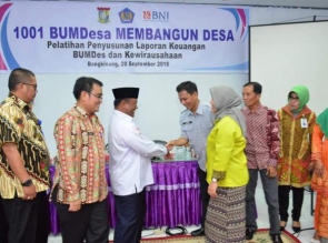 Sekda Buka Pelatihan Penyusunan Keuangan  Bumdes.