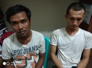 Dua Pelaku Bandar Narkoba di Ringkus di Pondok Kebun Sawit