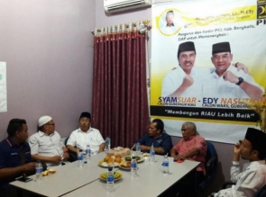 Syamsuar Sambangi Partai Pendukungnya di Kab. Bengkalis