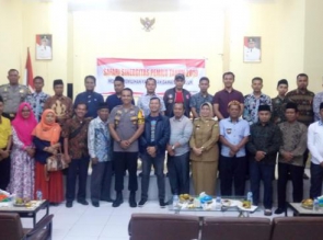 Kapolres Kampar Gelar Safari Sinergitas Pemilu di Kecamatan Salo