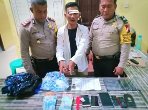 Diduga Hipnotis Korbannya, Pelaku Penipuan ini Diamankan Polsek Tambang
