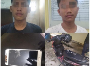 2 Pelaku Jambret Diamankan Warga dan Diserahkan ke Polsek Tambang