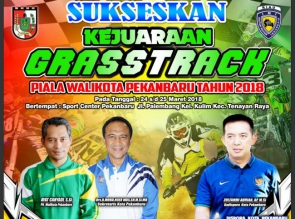 Seratusan Pembalap Akan Ikuti Grasstrack Piala Walikota Pekanbaru 2018