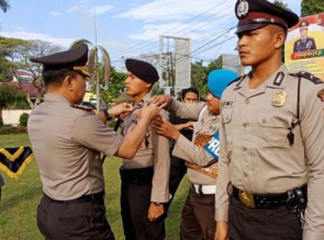 12 Orang Bintara Remaja Polres Kampar ikuti Pembinaan Tradisi dan Orientasi