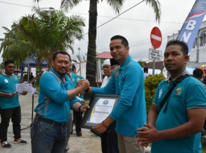 Sosialisasi Cegah Narkoba, BNK Kampar Gelar Carfree Day. 
