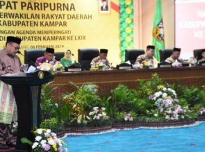 Rapat Paripurna Istimewa Sambut HUT Kampar ke-69