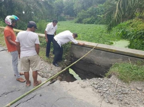 Jalan Lintas Sumatra di Kilometer 70 Kuok Amblas