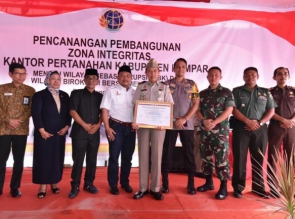 BPN Kampar Tandatangani Zona Integritas Bebas Korupsi