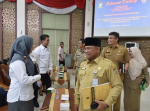 Bahas Laporan Keuangan, BPK RI Perwakilan Riau Kunjungi Kampar.