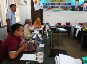 Demi WujudkanÂ  Kota Layak Anak, DPPPA Lembur Kerja Siang dan Malam
