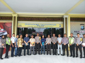 Ditlantas Polda Riau Lakukan Penilaian Program Road Safety Partnership Action di Polres Kampar
