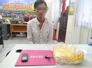 Sembunyikan 4 Paket Sabu Dalam Jok Motornya, Warga Sipungguk ini Ditangkap Polisi