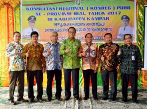 Bupati Kampar Buka Konreg PDRB Se Provinsi Riau