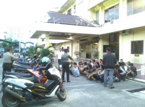 Polresta Pekanbaru Amankan 40 Remaja Diduga Balap Liar