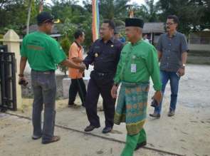Wakil Bupati Tinjau Lokasi Bencana Angin Puting Beliung di Tapung.