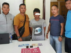 Seorang Bandar Narkoba Diringkus Polisi di Sebuah Ruko.