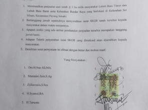Akhirnya, Tanah Di Kecamatan Payung Sekaki Batal diJual 