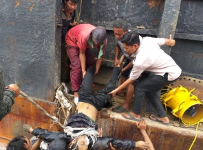 4 ABK KAPAL BG MAJU LANCAR TERJEBAK DI BUNKER 