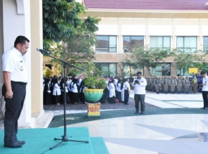 Masuki Tahun 2019, Plt. Bupati Kampar Ajak Tingkatkan Etos dan disiplin Kerja.