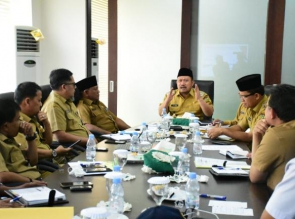 Pimpin Rapat Evaluasi Inflasi Daerah, Bupati Minta Seluruh Satker Jangan hanya Menunggu