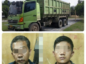 2 Pelaku Penggelapan Truk Tronton di Siak Hulu Ditangkap di Wilayah Sumbar