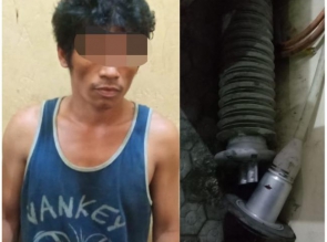 Polsek Tapung Tangkap Pelaku Pencurian Kabel Tiang Power Line Milik Pt. Chevron