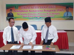 POKJAWAS PAIS Prov Riau Laksanakan Diklat Penguatan Profesional