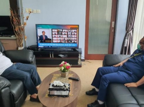 Bupati Kampar Ikuti Musrenbangnas Tahun 2020 melalui Vidcon